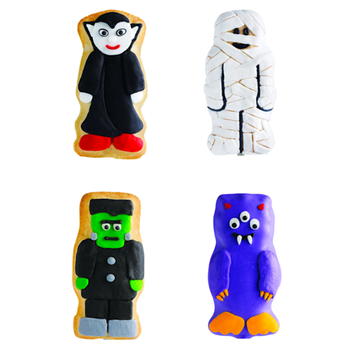 WILTON BISCUIT PAN - 8 HALLOWEEN MONSTERS