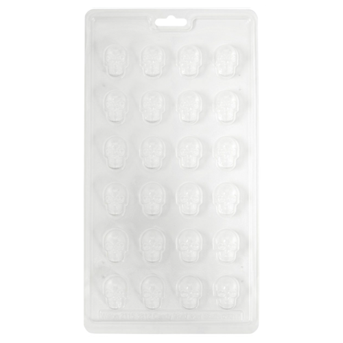 WILTON 3D CHOCOLATE MOULD - MINI SKULLS