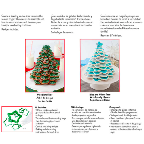 WILTON CUTTERS SET - CHRISTMAS TREE