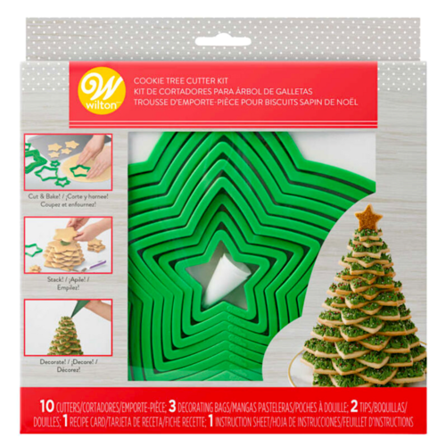 WILTON CUTTERS SET - CHRISTMAS TREE