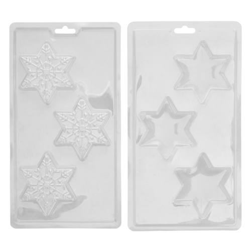 WILTON CHOCOLATE MOULD - 3D SNOWFLAKE