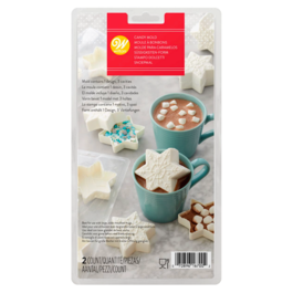 WILTON CHOCOLATE MOULD - 3D SNOWFLAKE