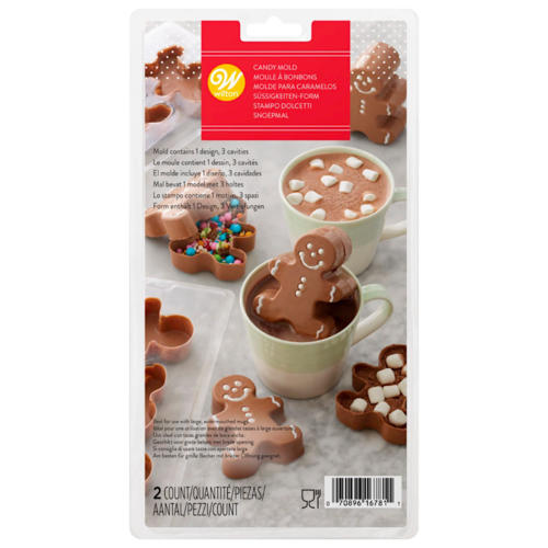 WILTON CHOCOLATE MOULD (3D) - GINGERBREAD BOY