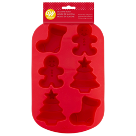 WILTON SILICONE MOULD - CHRISTMAS DESIGNS