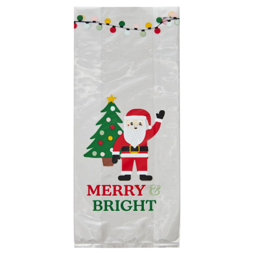 WILTON CANDY BAGS - CHRISTMAS "MERRY & BRIGHT" (20 PCS)