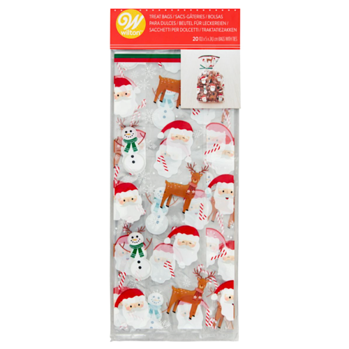 WILTON CANDY BAGS - CHRISTMAS (20 U)