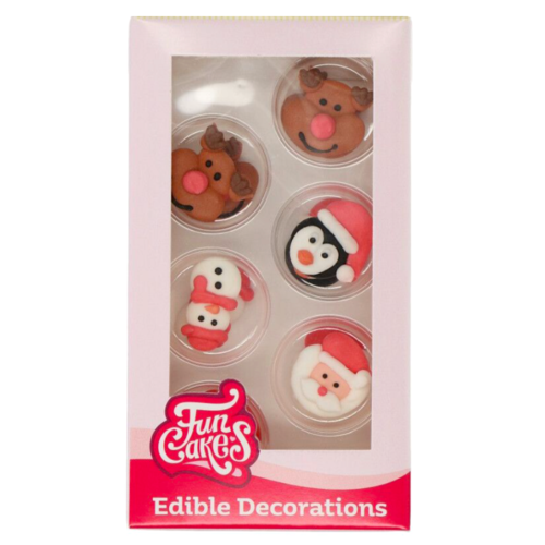 FUNCAKES SUGAR DECORATIONS - CHRISTMAS