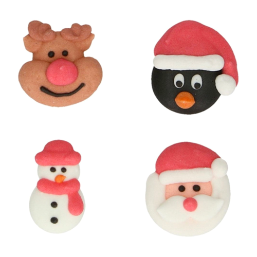 FUNCAKES SUGAR DECORATIONS - CHRISTMAS