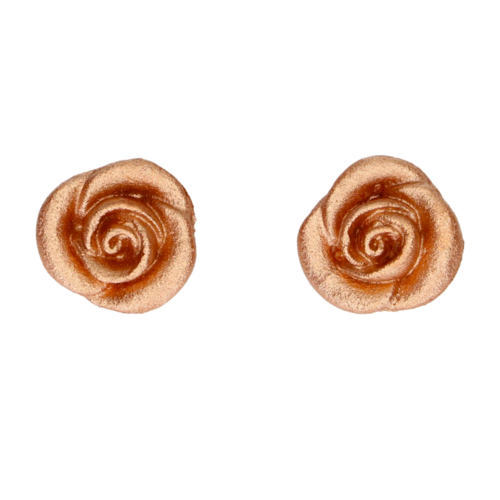 FUNCAKES MARZIPAN DECORATIONS - ROSES (BRONZE / GOLD)