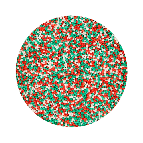 FUNCAKES SUGAR PEARLS (NONPAREILS) - CHRISTMAS 80 G