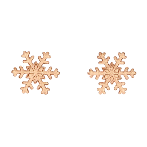 FUNCAKES SUGAR DECORATIONS - SNOWFLAKES (GOLD)