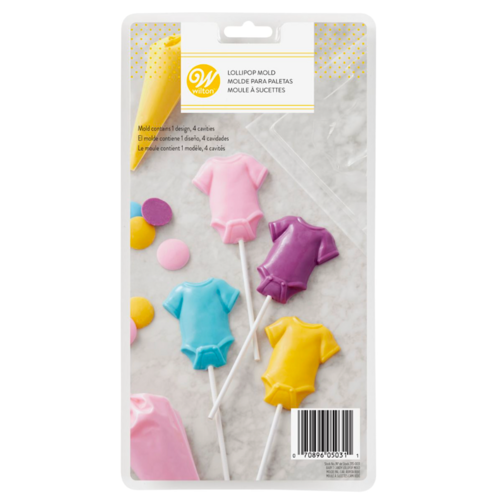 WILTON LOLLIPOP MOULD - BABY BODYSUITS