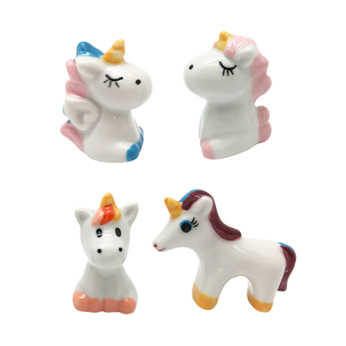 CERAMIC FIGURINES FOR SPANISH ROSCN [DEKORA] - UNICORN 3D