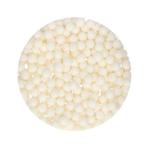 FUNCAKES SUGAR PEARLS - WHITE (LARGE) 80 G