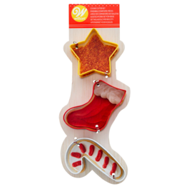 WILTON CUTTER SET - CHRISTMAS (lll)