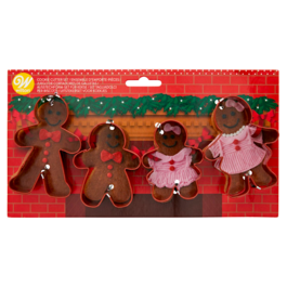 WILTON CUTTER SET - GINGERBREAD FAMILY