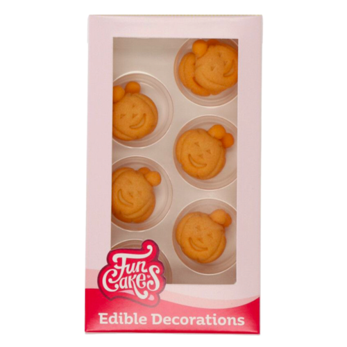 FUNCAKES SUGAR DECORATIONS - PUMPKINS