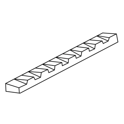 NOUGAT AND CHOCOLATE MOULD - GASPAR (20 X 4 CM)