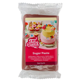 FUNCAKES FONDANT - EARTH RED 250 G