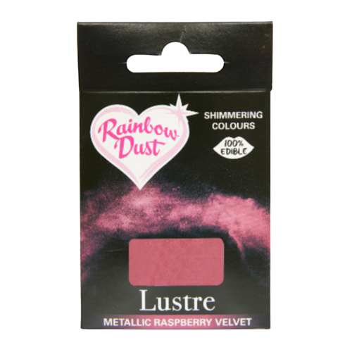 RAINBOW DUST SHIMMERING POWDER DYE - RASPBERRY VELVET (IN A LITTLE BAG )