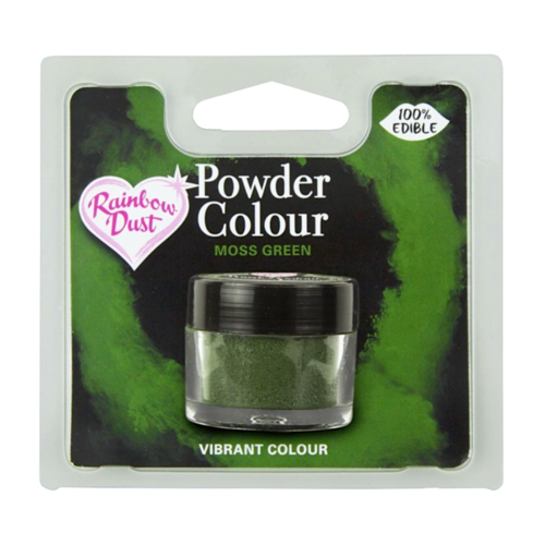 RAINBOW DUST MATT POWDER DYE - MOSS GREEN