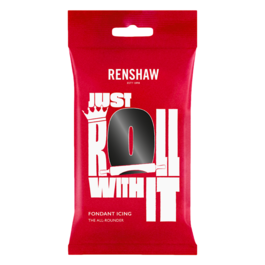 RENSHAW FONDANT - JET BLACK (250 G)