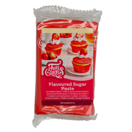 [BBD] FUNCAKES FLAVOURED FONDANT - STRAWBERRY PINK 250 G