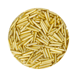 FUNCAKES SUGAR STICKS XL - METALLIC YELLOW-GOLD 70 G