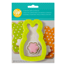 WILTON CUTTER SET - BUNNY WITH POMPOM