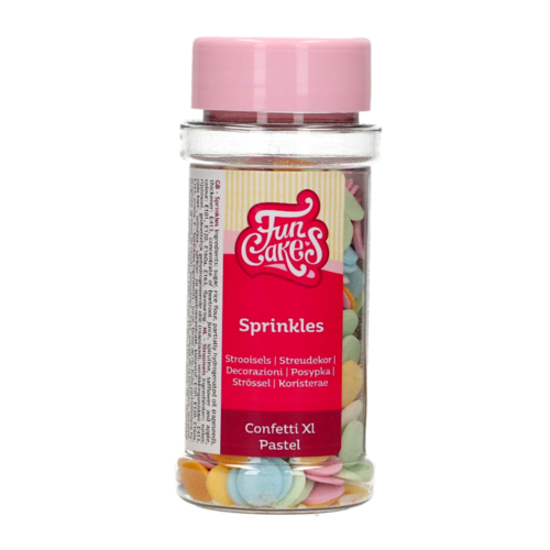 FUNCAKES SPRINKLES - XL PASTEL CONFETTI (55 G)