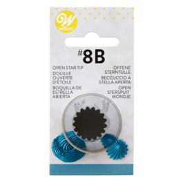 WILTON NOZZLE #8B - OPEN STAR