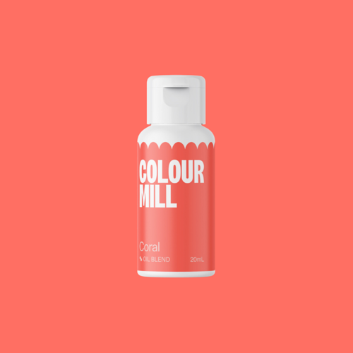 COLOUR MILL LIPOSOLUBLE DYE - CORAL (20 ML)