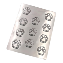 CHOCOLATE MOULD - DOG PRINTS