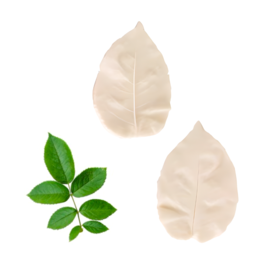 SILICONE TEXTURIZER MOLD - LARGE ROSE LEAVES