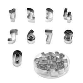 SET 9 METAL CUTTERS - NUMBERS