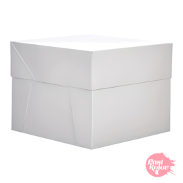 WHITE CAKE BOX - 45 x 35 CM