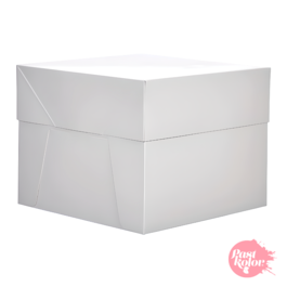 WHITE CAKE BOX - 40 x 30 CM