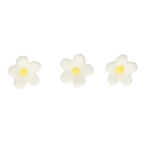 FUNCAKES SUGAR DECORATIONS - WHITE FLOWERS (MINI)