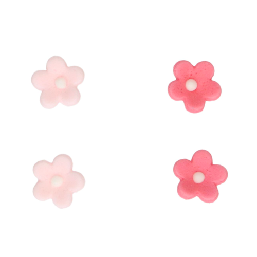 FUNCAKES SUGAR DECORATIONS - PINK MINI FLOWERS