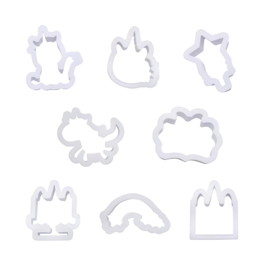 SET 8 UNICORN CUTTERS