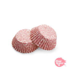 HEARTS CUPCAKE CAPSULES N1 - 48 UNITS