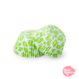 GREEN  LEOPARD CUPCAKE CAPSULES - 30 UNITS