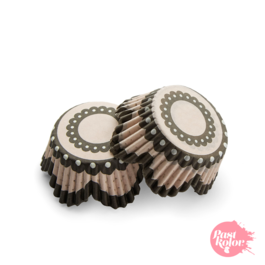 CUPCAKE CAPSULES IN BAROQUE STYLE - 50 UNITS