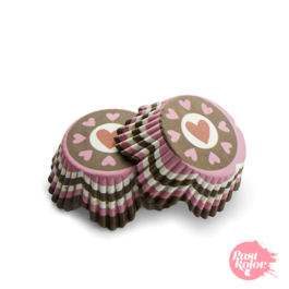 HEARTS CUPCAKE CAPSULES N2 - 48 UNITS