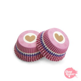 HEARTS CUPCAKE CAPSULES N3 - 50 UNITS