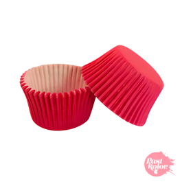 CHERRY RED CUPCAKE CAPSULES - 24 UNITS