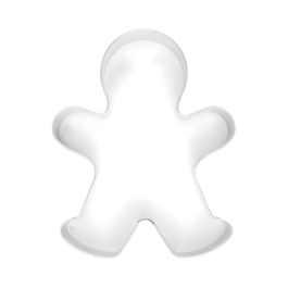 METAL BISCUIT CUTTER - GINGERBREAD MAN