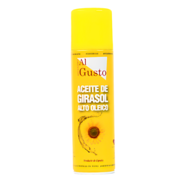 "AL GUSTO" RELEASE SPRAY - HIGH OLEIC SUNFLOWER OIL (500 ML)