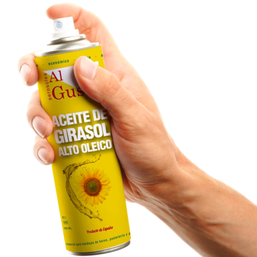 "AL GUSTO" RELEASE SPRAY - HIGH OLEIC SUNFLOWER OIL (500 ML)