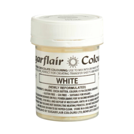 SUGARFLAIR CHOCOLATE DYE - WHITE 35 G